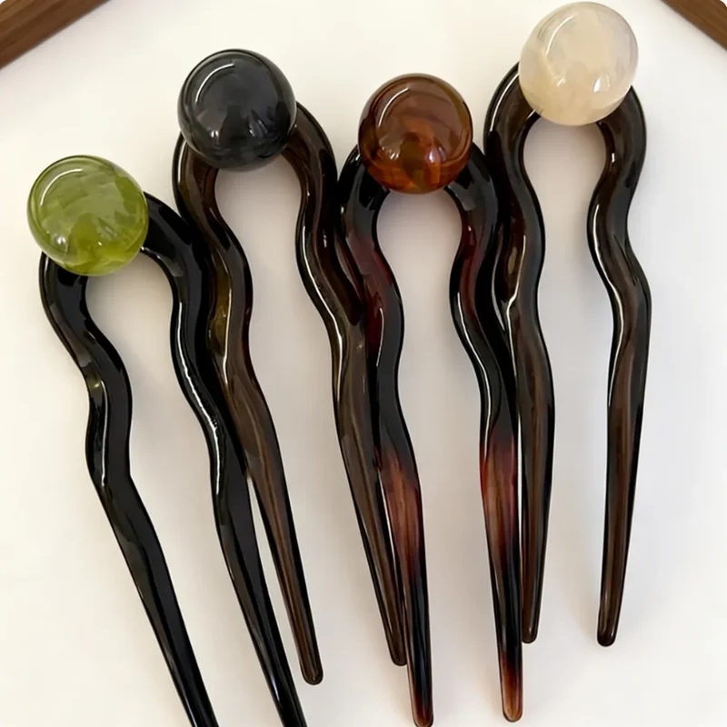 Pearl Hair Pin - دبابيس شعر على شكل حرف U