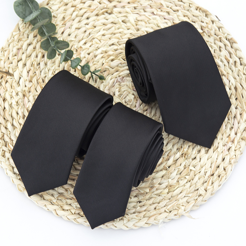 Women Accessories Business - ربطات عنق سوداء كلاسيكية للرجال والنساء