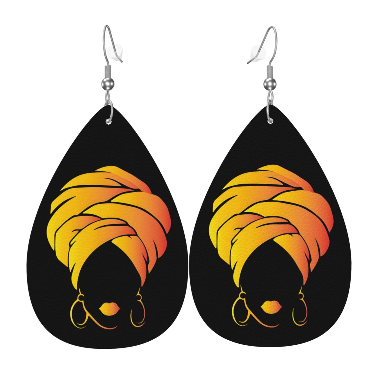 Women'S African Accessories - مخصص مجردة المرأة الأفريقية الأقراط الجلدية