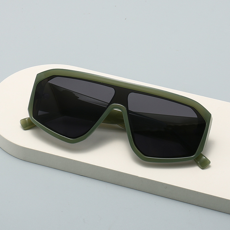 نظارات شمسية مربعة جديدة بإطار - مراجعة Sunglasses Oversized Square وسعره