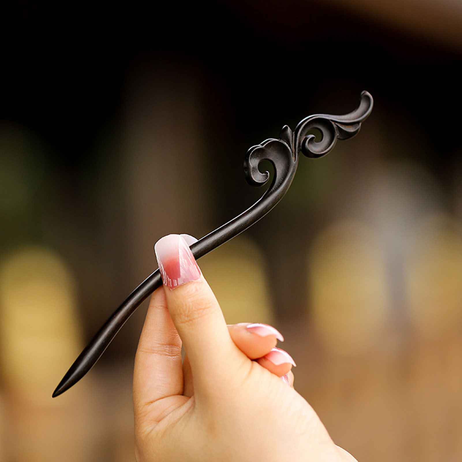 النمط الصيني الشعر عصا الحد ال - مراجعة Pearl Hair Pin وسعره