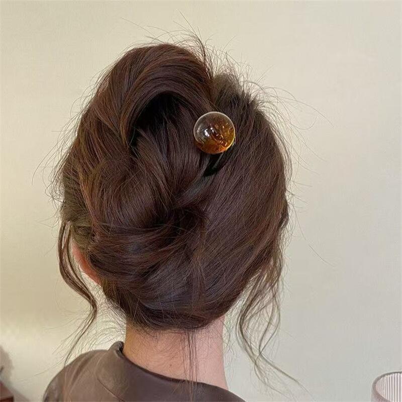 دبابيس شعر على شكل حرف U مزينة - مراجعة Pearl Hair Pin وسعره