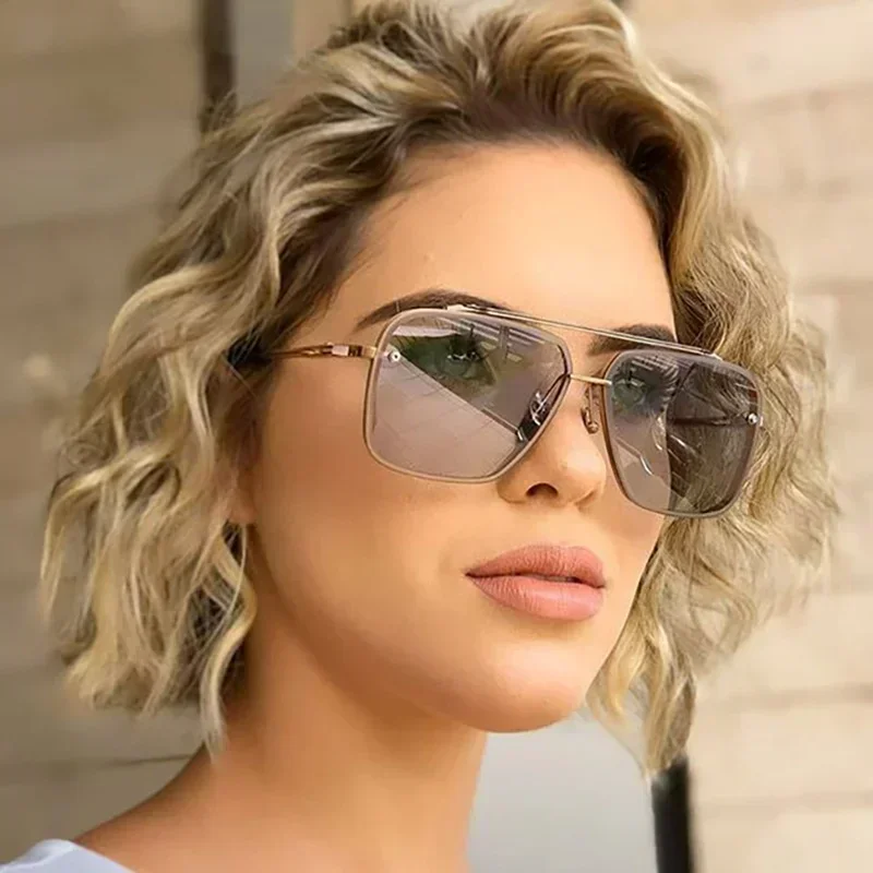 نظارات شمسية مربعة كبيرة الحجم - مراجعة Sunglasses Oversized Square وسعره