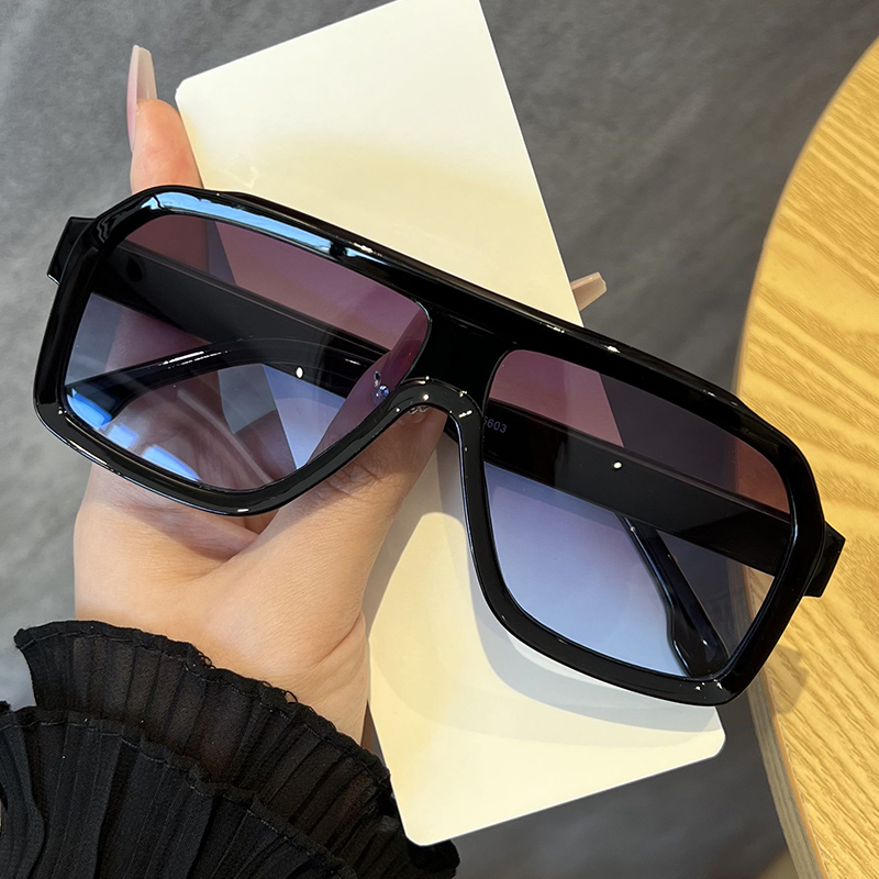 نظارات شمسية كبيرة الحجم مضادة - مراجعة Sunglasses Oversized Square وسعره