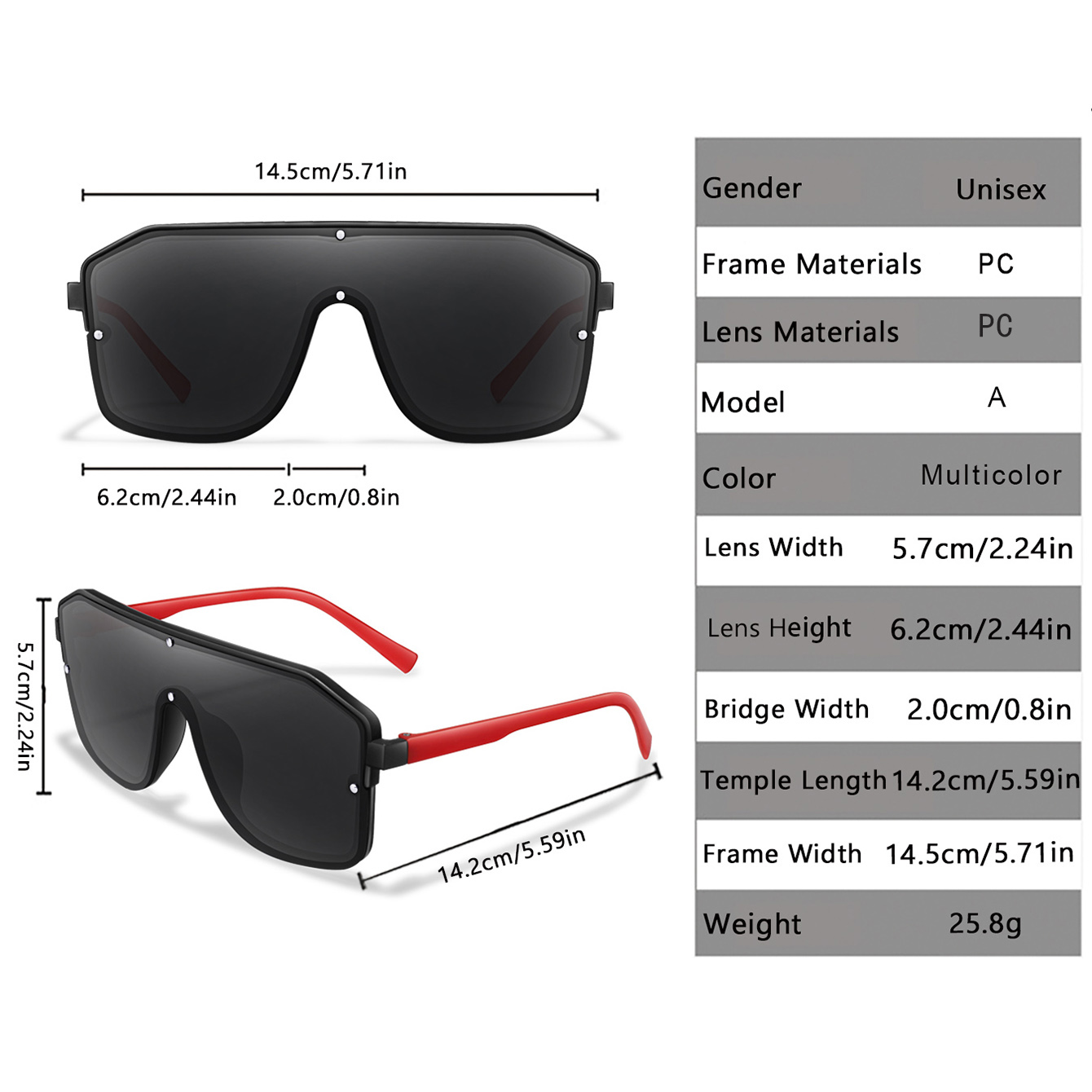 العلامة التجارية الجديدة مربع  - مراجعة Sunglasses Oversized Square وسعره
