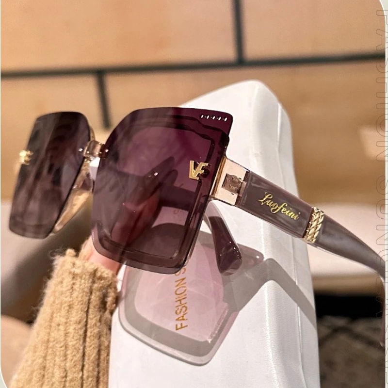 نظارات شمسية جديدة رائعة بدون  - مراجعة Sunglasses Oversized Square وسعره