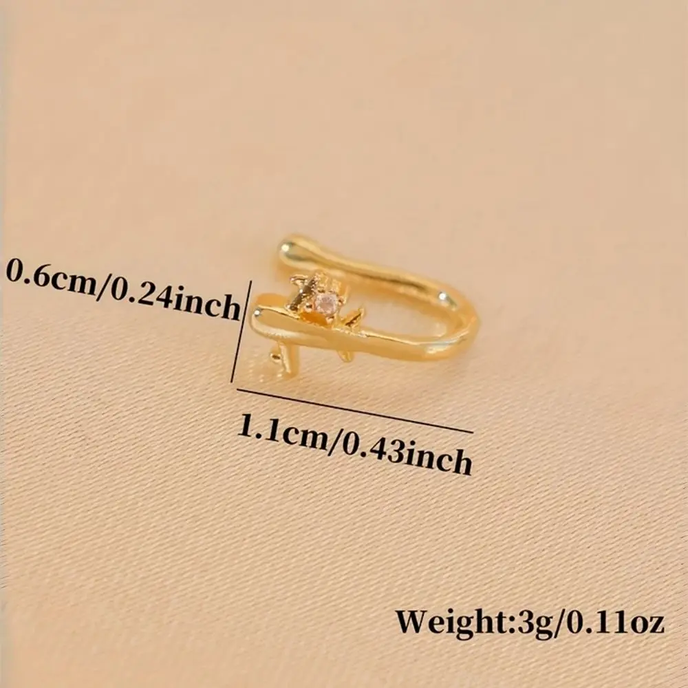 مشبك أنف بتصميم طائرة بدون ثقب - مراجعة Women Accessories Sale وسعره