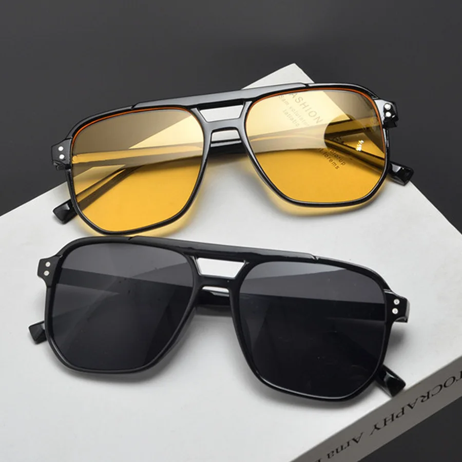 Vintage الرجال النساء النظارات - مراجعة Sunglasses Oversized Square وسعره