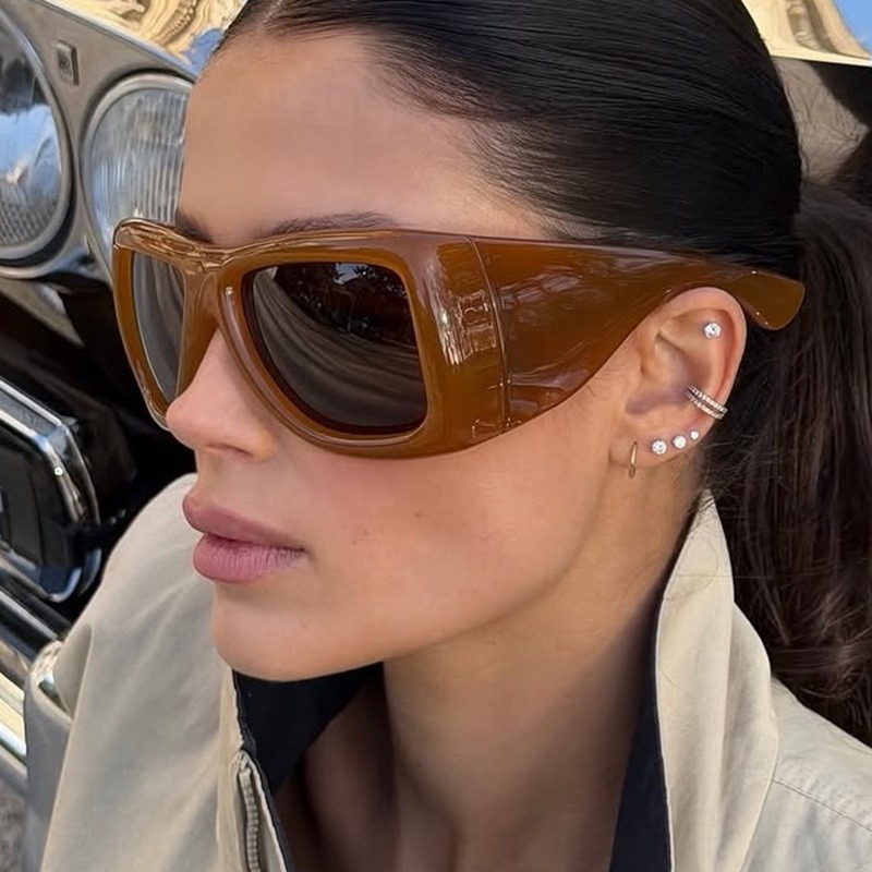 نظارات شمسية مربعة كبيرة الحجم - مراجعة Sunglasses Oversized Square وسعره