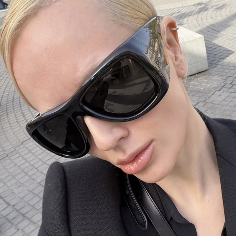 نظارات شمسية مربعة كبيرة الحجم - مراجعة Sunglasses Oversized Square وسعره