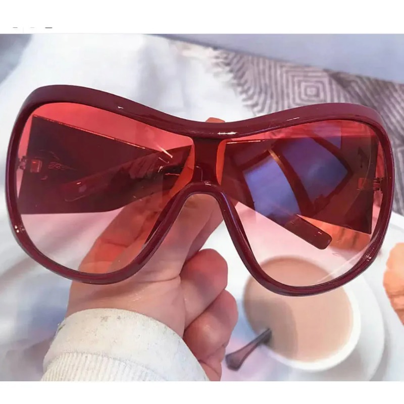 نظارات شمسية كبيرة الحجم من ون - مراجعة Sunglasses Oversized Square وسعره