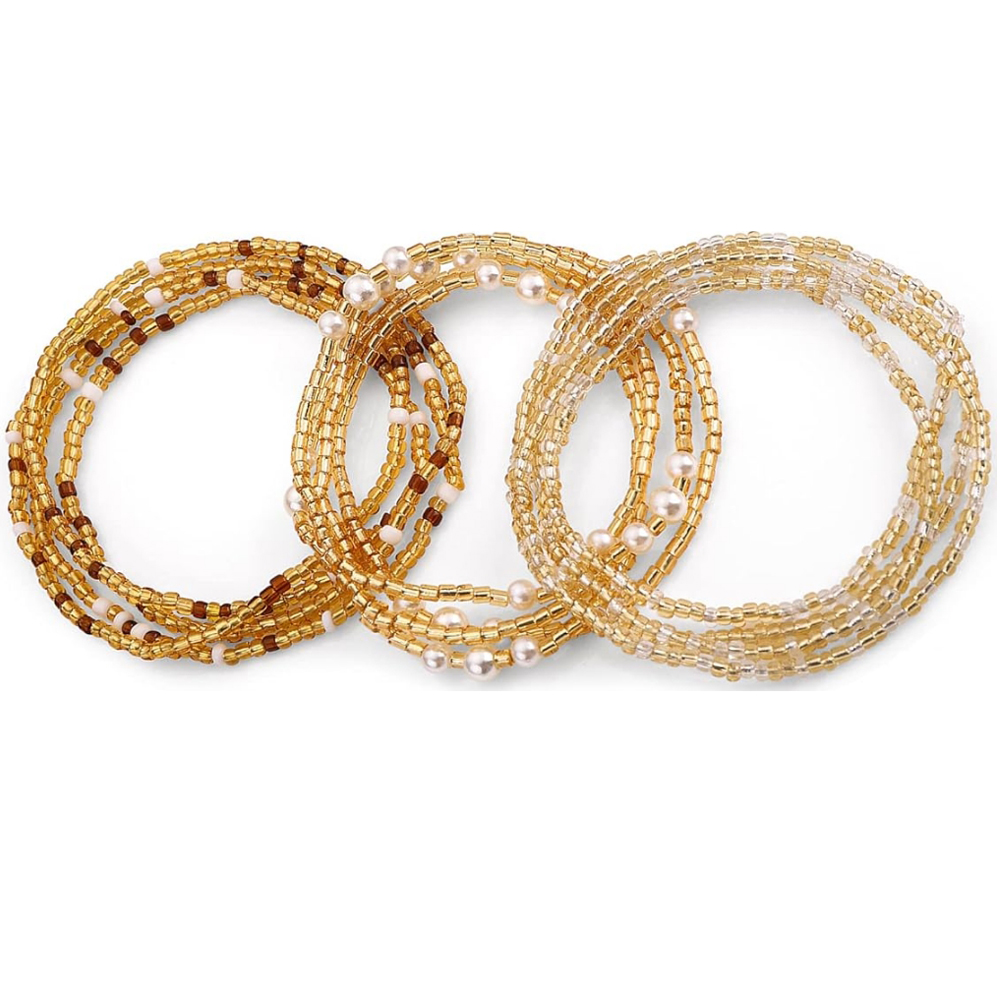 خرز الخصر للنساء، سلاسل البطن  - مراجعة Women'S African Accessories وسعره