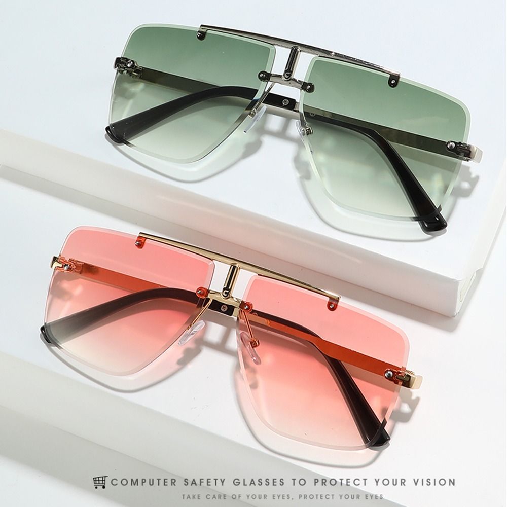 1 قطعة النظارات الشمسية المتضخ - مراجعة Sunglasses Oversized Square وسعره