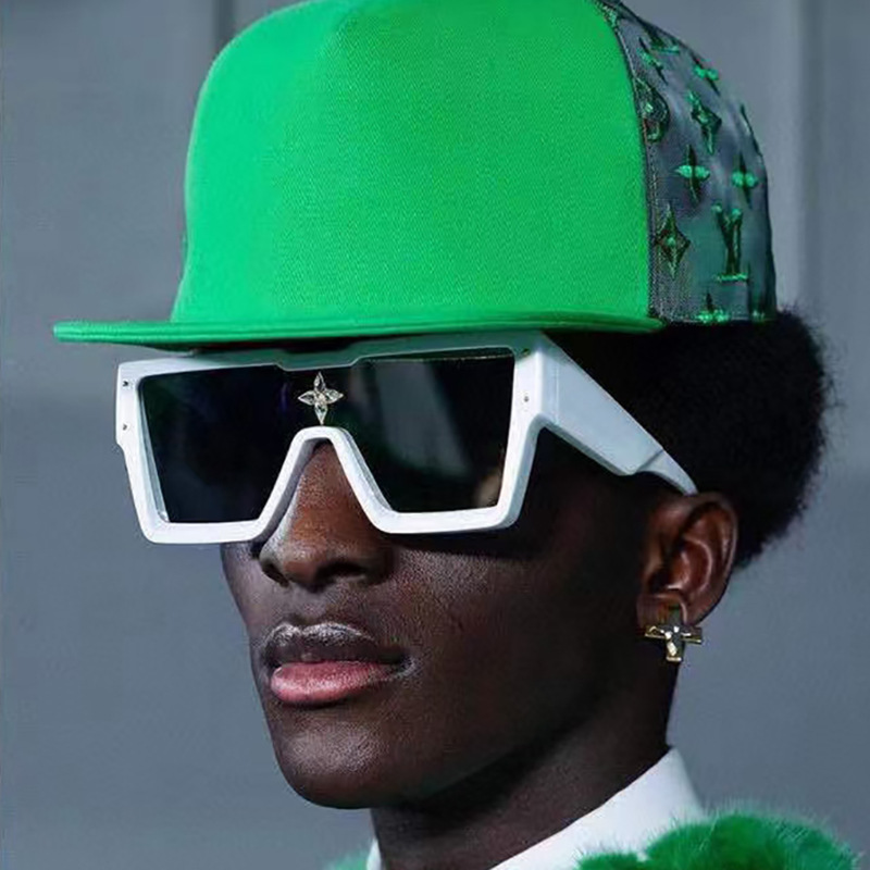 نظارات شمسية عصرية للرجال والن - مراجعة Sunglasses Oversized Square وسعره