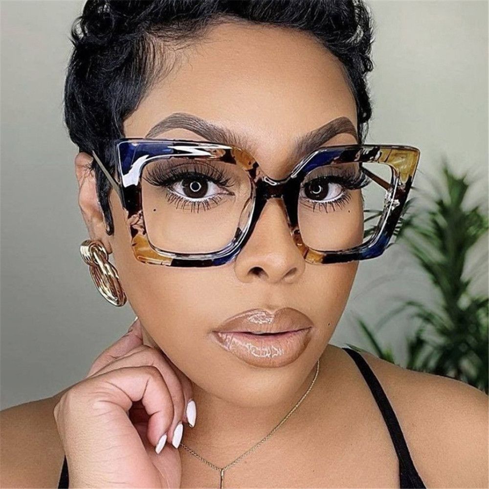 جديد موضة ساحة النظارات البصري - مراجعة Sunglasses Oversized Square وسعره