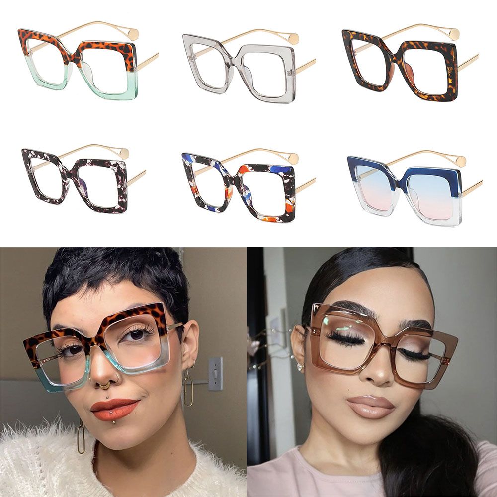 جديد موضة ساحة النظارات البصري - مراجعة Sunglasses Oversized Square وسعره