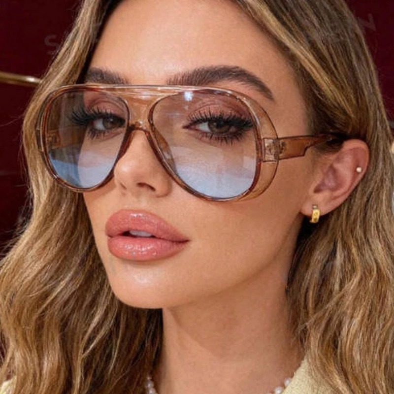 نظارات شمسية مربعة كبيرة الحجم - مراجعة Sunglasses Oversized Square وسعره