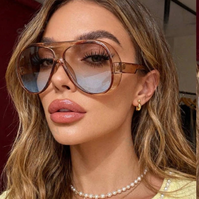 نظارات شمسية مربعة كبيرة الحجم - مراجعة Sunglasses Oversized Square وسعره