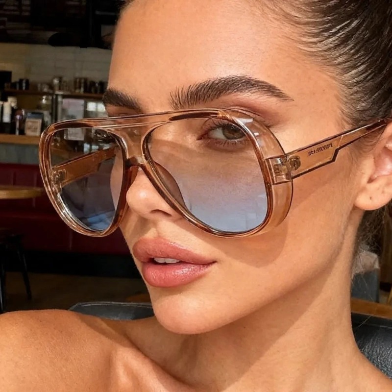 نظارات شمسية مربعة كبيرة الحجم - مراجعة Sunglasses Oversized Square وسعره