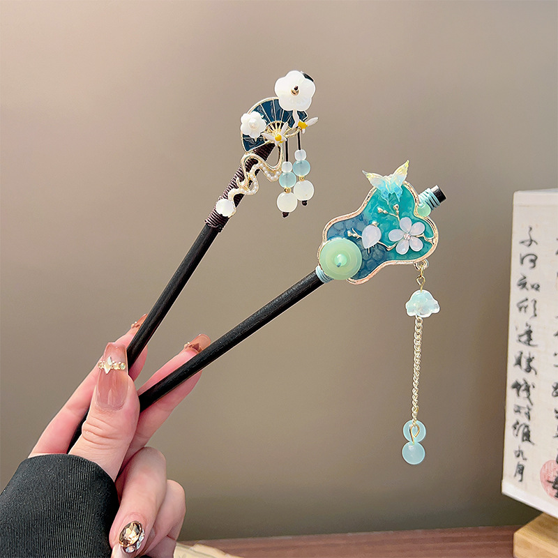 عصا شعر كلاسيكية بشراشيب، دبوس - مراجعة Pearl Hair Pin وسعره