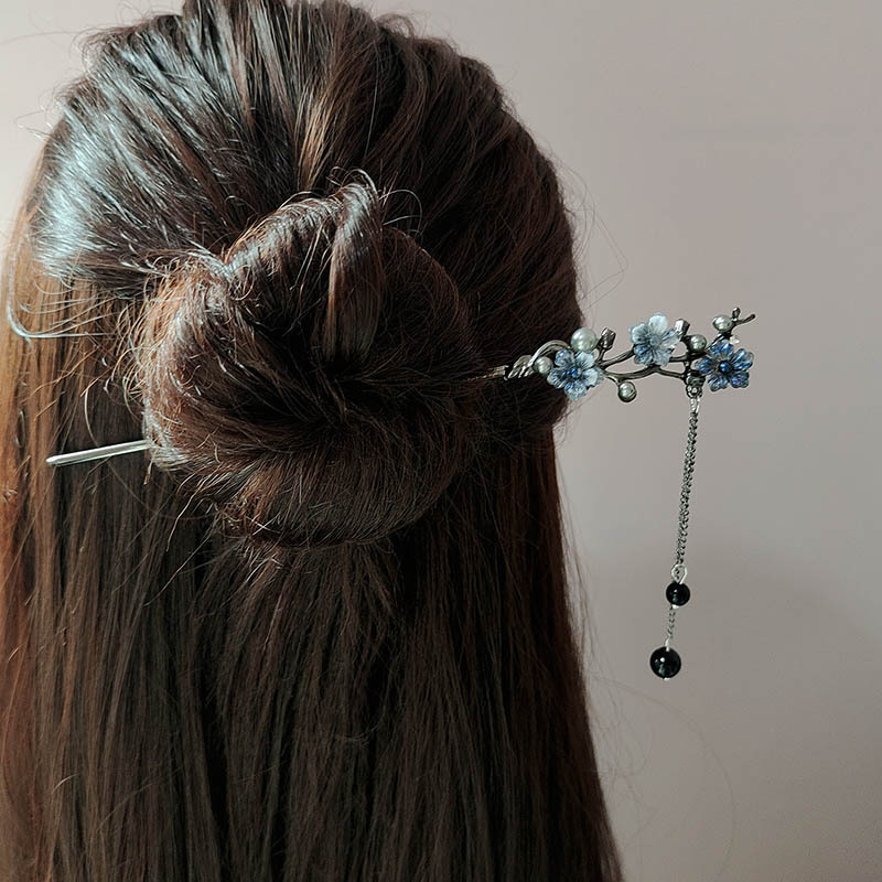 دبوس شعر كلاسيكي بتصميم عصا، م - مراجعة Pearl Hair Pin وسعره