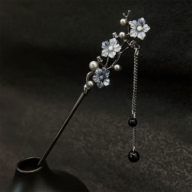 دبوس شعر كلاسيكي بتصميم عصا، م - مراجعة Pearl Hair Pin وسعره