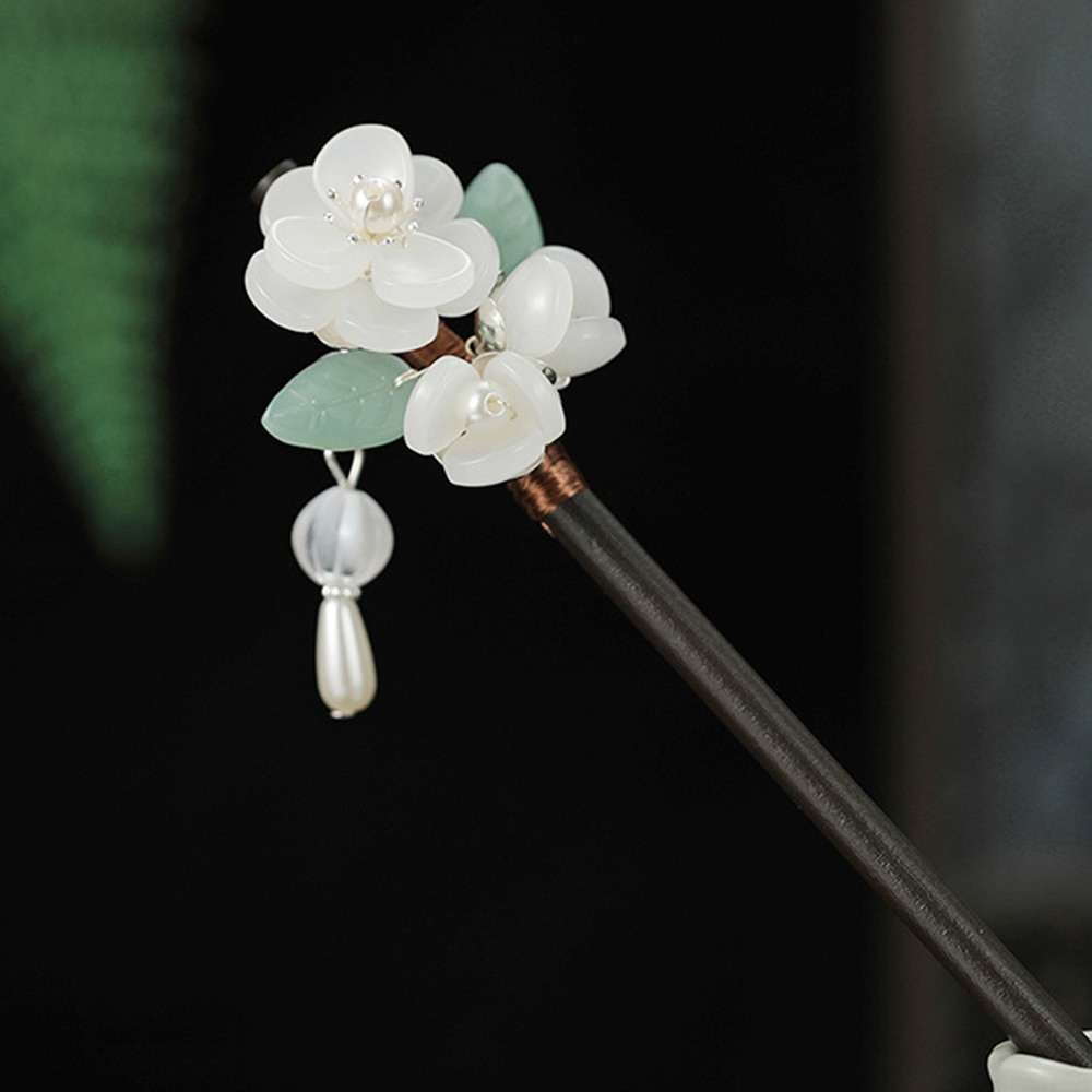 الرجعية زهرة دبوس الشعر مع الل - مراجعة Pearl Hair Pin وسعره